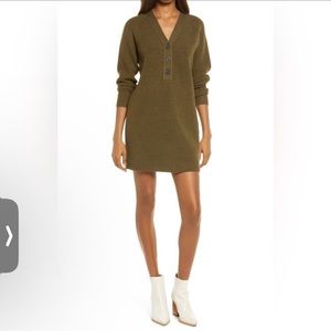Madewell Henley Sweater Dress